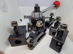 New Atlas / Craftsman 9″-12″ Lathe AXA Wedge Type Quick Change Tool Post Set