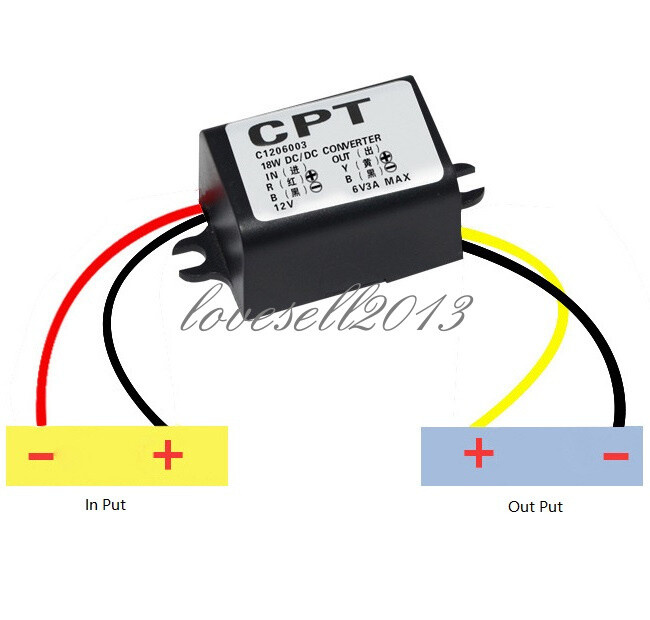 DC-DC 12V to 5V/6V/9V 2/3A 15W Converter Step Down 2A/3A 15W Power Supply Module