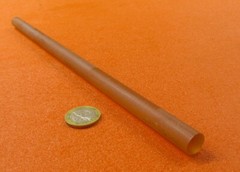 Ultem PEI Rod 1000-1000 Natural .500″ (1/2″) Diameter Rod x 1 Ft Long