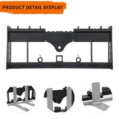 Pallet Fork Frame W/ Receiver Hitch for Skid Steer Loader Bobcat Kubota 4000LBS