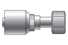 Gates G25170-1212 MegaCrimp 3/4″ x 3.74″ Female JIC 37° Flare Swivel Coupling