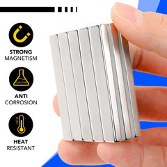 Powerful Neodymium Bar Magnets, Rare-Earth Metal Neodymium Magnet, N52 Incredibl