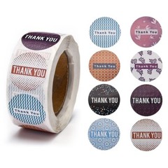Thank You Professional Sticker Labels 500 each per roll Great for Orders Crafts