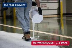 Epoxy Resin Coating 3 Gallon Kit – Clear- Standard Cure Speed – for Floors, Coun