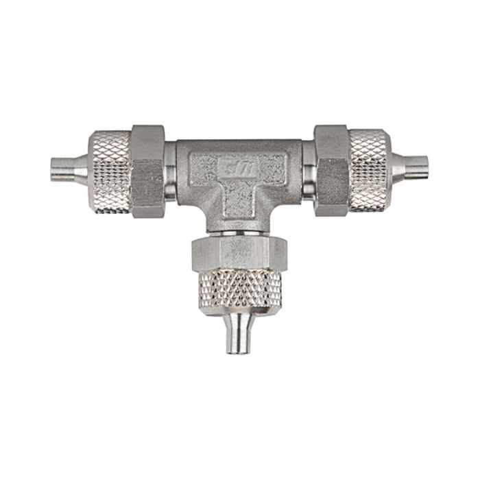 Riegler 14.0772 ES, T-Connection, for Pants 8/6 mm, St. Steel 1.4571, 110687