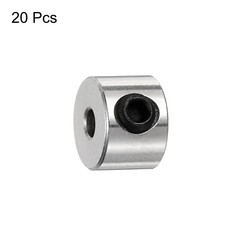 20pcs Set Screw Collars 3mm Bore Shaft Collars, 8mm OD, Stainless Steel
