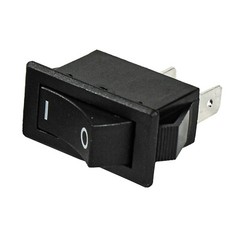 HQRP ON Off Rocker Switch 2-Prong 16A 125V for KEDU HY35C, Saw, Air Compressor