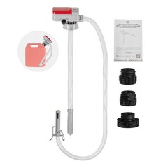Electric Fuel Transfer Siphon Pump Battery Powered Gas Oil Water Liquid 2.4 GPM