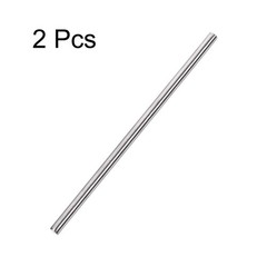 6mm x 250mm 304 Stainless Steel Solid Round Rod for DIY Craft 2pcs