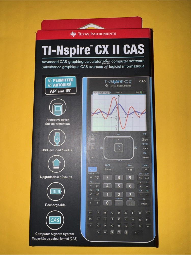 Texas Instruments TI-Nspire CX II CAS Calculator – Open Box