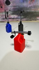 1/10 Scale Fuel Jug/Gas Can Set w/ Spouts, Removable Spout & Cap, PETG (3 Pack)