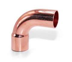 3/8″ & 7/8″ OD HVAC Long Radius Copper Kit – (5) Coupling,(5) 90s,(5) Street 90s