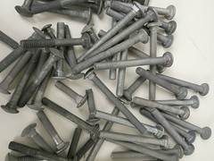 3/8″ Galvanized Carriage Bolts Various Lengths Bulk Lot 6+ Pounds