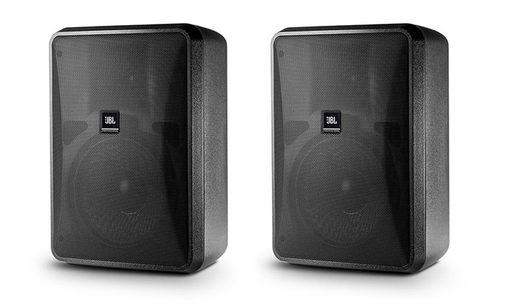 2) JBL Control 28-1 8″ 60w 70v Commercial Indoor/Outdoor Speakers For Restaurant