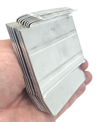 *LOT of 8* Lista Aluminum Cabinet Drawer Dividers 3″ x 3-7/8″ D100-06 Stanley