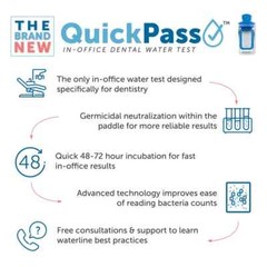 QuickPass In-Office Dental Water Test 4 Pack by ProEdge