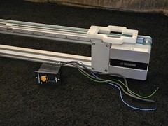 MiSUMi Conveyor W/ Speed Controller Dual Belt CVGTA-80-1300-6-TA115-SCM-50-S-B