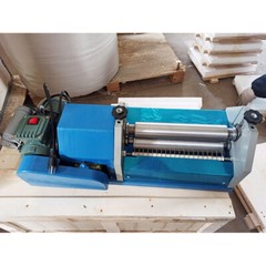 USED-Auto Gluing Coating Machine Paper Leather Make White Latex Office Art