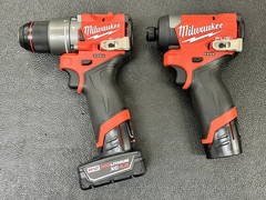 MIlwaukee M12 FUEL Li-Ion Cordless 1/4″ Impact Driver, 1/2″ Hammer D (PD1123343)