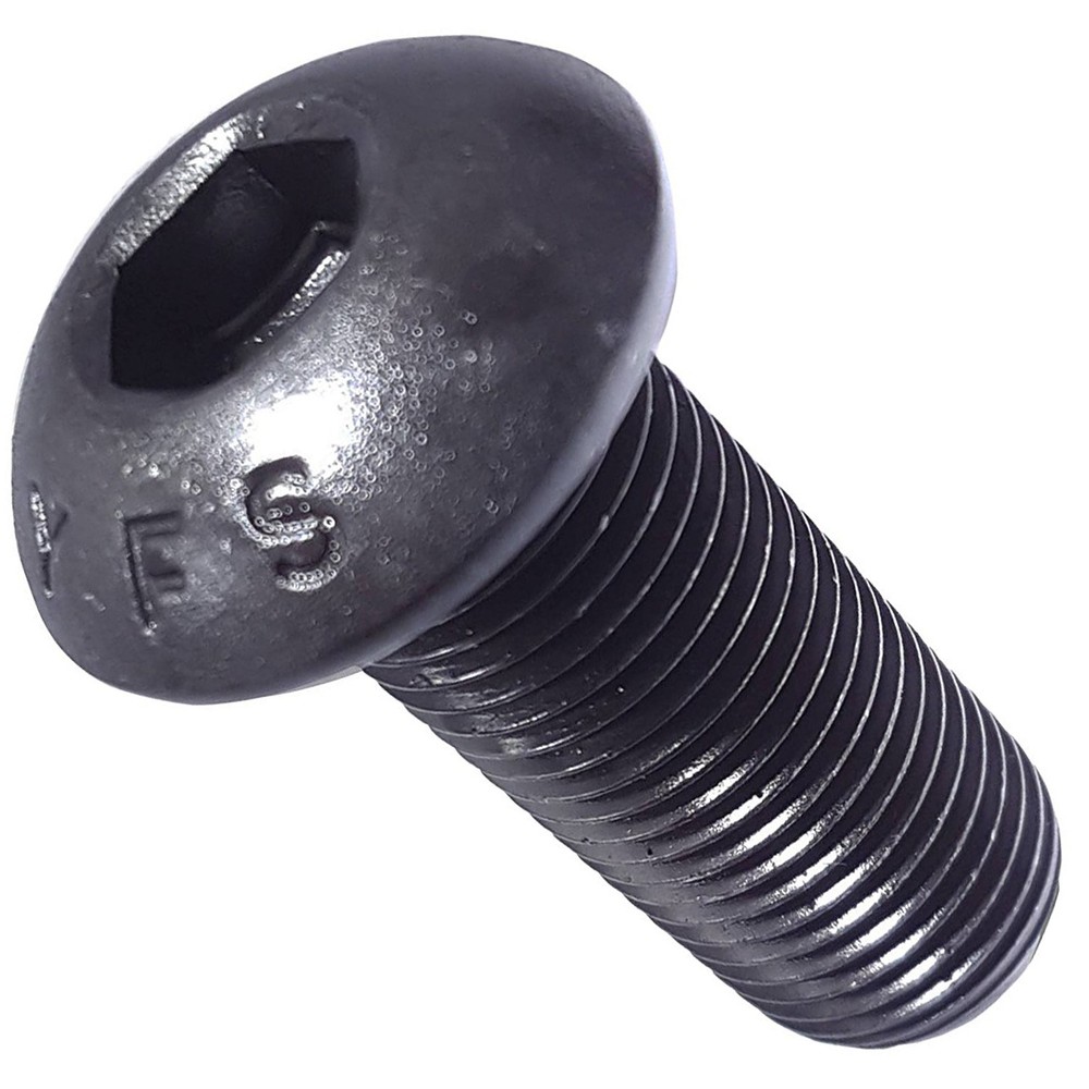 2-56 Button Head Socket Cap Screws Alloy Steel Grade 8 Black Oxide Allen Hex