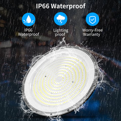 3 Pack 300W Led UFO High Bay Light 300 Watts Commercial Factory Warehouse Light