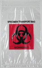 200-Pack Biohazard Bags 6″x9″ Econo-Zip Specimen Transport 1.7mil 3 Wall + Pouch