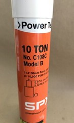 SPX Power Team C108C Single Act Cylinder 10 Ton INTERNAL RETURN SPRING AMERICAN