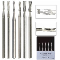 Dental Surgical Burs Round Long 4 556 557 558 330 Carbide Burr High Speed 25mm