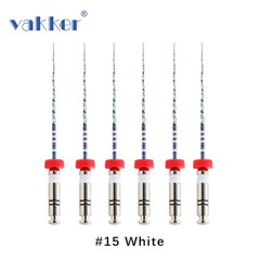 6/Pk VAKKER Blue NiTi Rotary Files Endo Root Canal Files All Size Engine Use