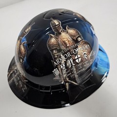 full brim hard hat custom hydro dipped IN THE FULL ARMOR OF GOD , RELIGOUS NEW