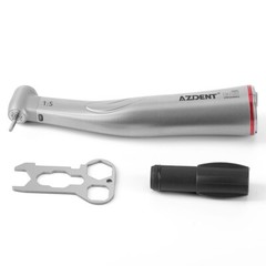AZDENT Dental Surgical 1:5 Increasing Electric LED Contra Angle Handpiece USA