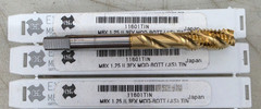 OSG M8x 1.25 II 3FX MOD-BOTT (JIS) TIN (11601TIN) Spiral Flute Bit