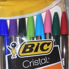 BIC Cristal Extra Bold Assorted Colors 8 Count 1.6mm (19627)