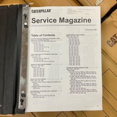 CAT Caterpillar SERVICE INFORMATION LETTER MAGAZINE ENGINE NEWS REFERENCE MANUAL