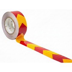 Yellow Red Arrow Reflective Tape 2″ Hazard Warning Reflective Conspicuity Safety