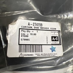 A&I PART A-528009 DISC MOWER CURTAIN ,Fits Challenger,Hesston,Massey Ferguson