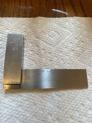 Brown & Sharpe Machinist Square No. 540 3″ Blade x 2″ Base Steel Unmarked
