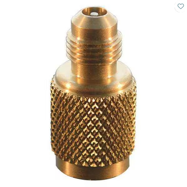 JB Industries A31665 1/4” Female X 5/16” Male Adapter, Brass Quick Coupler, USA