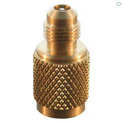 JB Industries A31665 1/4” Female X 5/16” Male Adapter, Brass Quick Coupler, USA