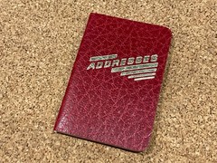 True Vintage Address / Phone Number Book A TO Z LISTS 2×3″ MINI Pocket Blank