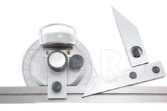 360 UNIVERSAL BEVEL DIAL PROTRACTOR 6″ 12″ BLADES SATIN #