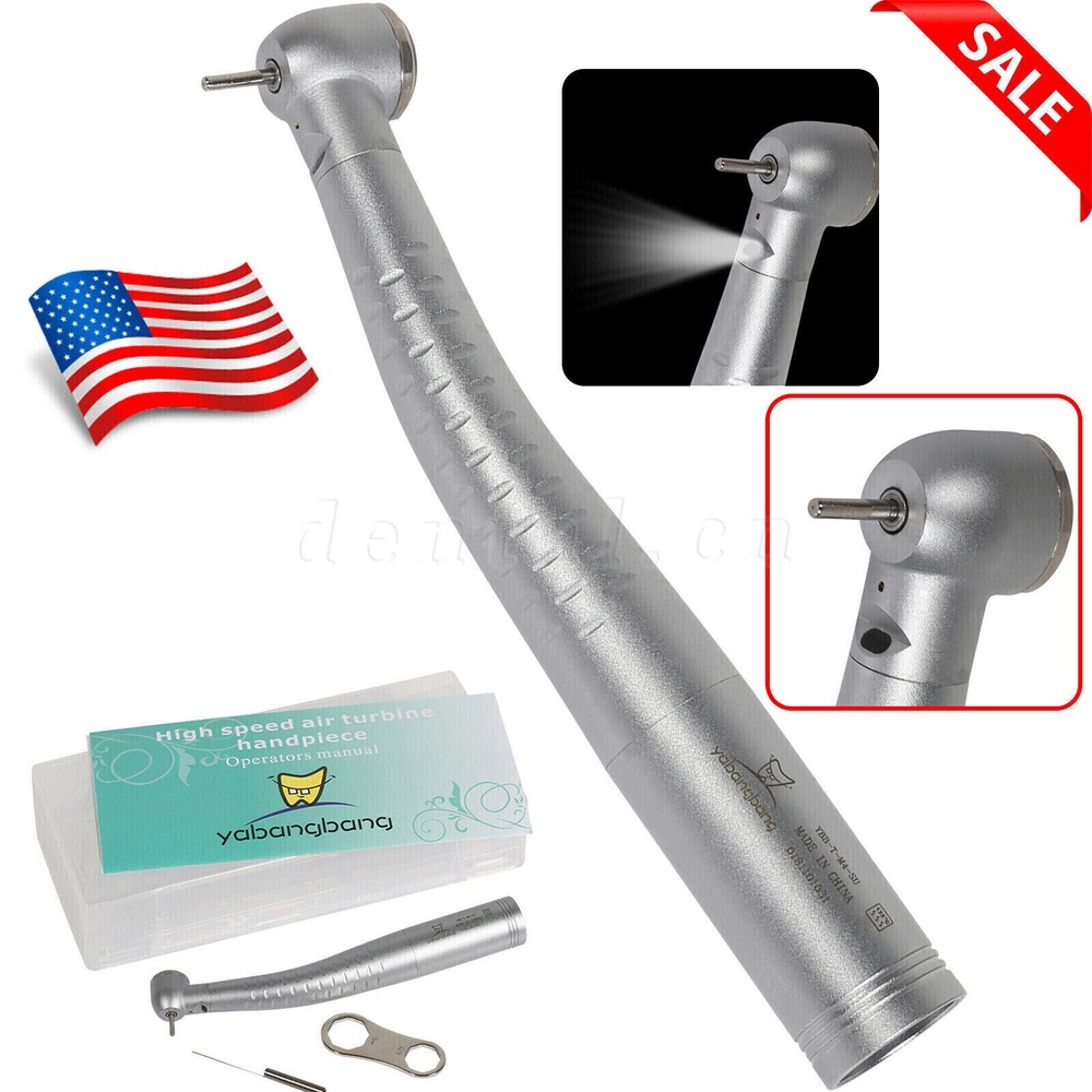 YD6 Dental LED Fiber Optic Handpiece High Speed 4Hole Quick Coupler KaVo Style