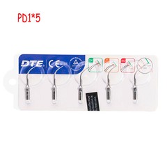 5Pcs/Set Woodpecker Dental Ultrasonic Scaler PD1 Tips Fit DTE SATELEC Handpiece