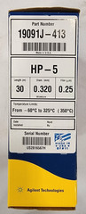 New Agilent HP-5 19091J-413 GC Chromatography Column 30m × 0.32mm × 0.25µm