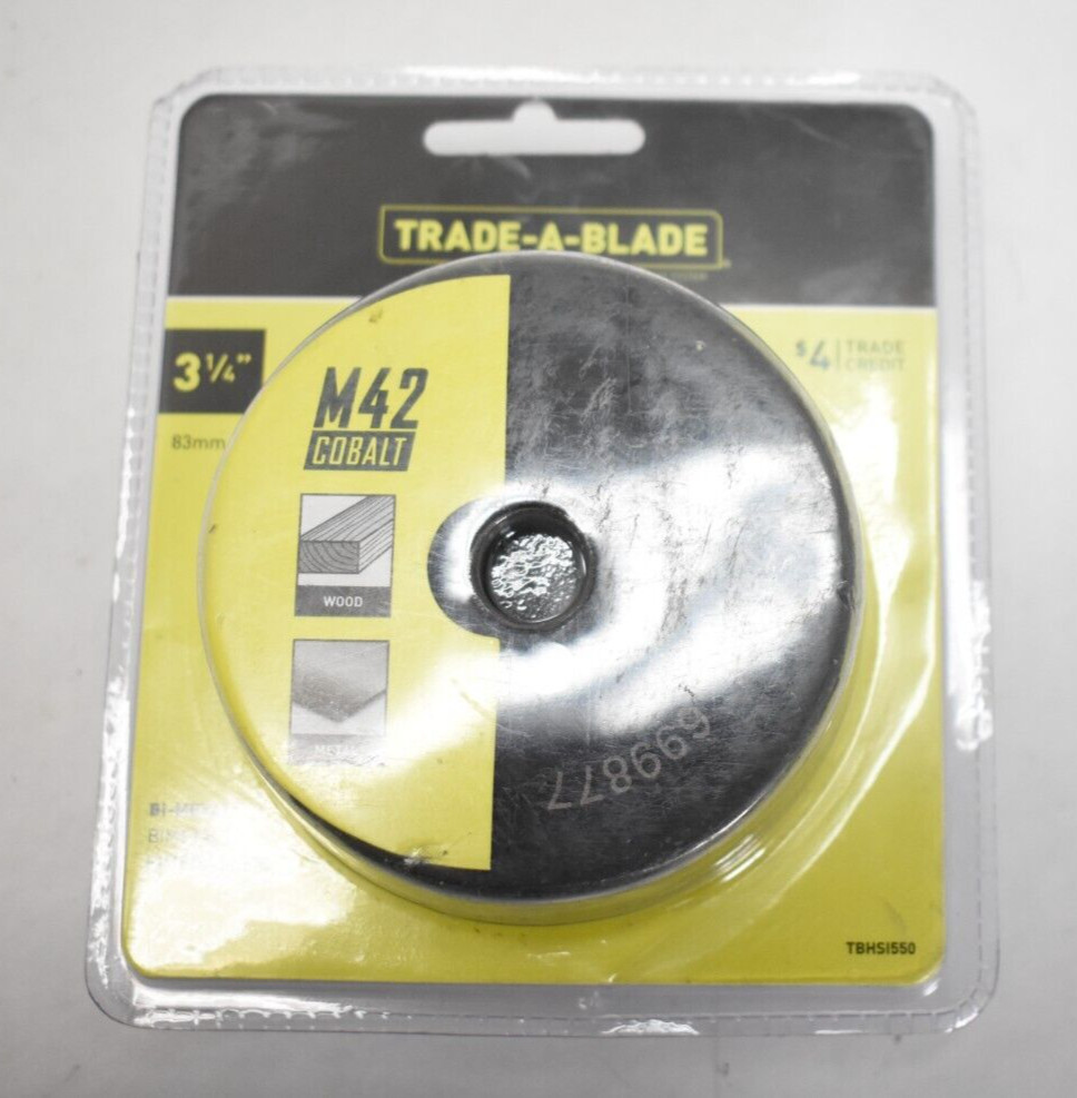 Trade-A-Blade M42 Cobalt 3-1/4″ 83mm Bi-Metal Hole Saws TBHSI550 628204 699877