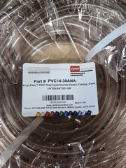 ATP Vinyl-Flex PVC Plastic Tubing PVC14-38ANA 1/4”ID x 3/8”OD 100′ Clear
