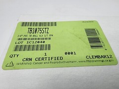 Hayward TB1075STZ 3/4″ PVC True Union Ball Valve w/ FPM O-Rings, Socket/Threaded