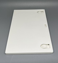 2 PCS PATENTED 14MM STANDARD SINGLE DVD CASE, WHITE, MADE IN US, QPSD20-08