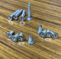 NEW COMMERCIAL METAL DOOR HINGE SCREWS #12-24 1/2″ PHILLIPS HEAD 410 STAINLESS