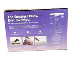 PURPLE Gridcloud Standard Size PILLOW TALL HEIGHT Stays Cool, New In Box
